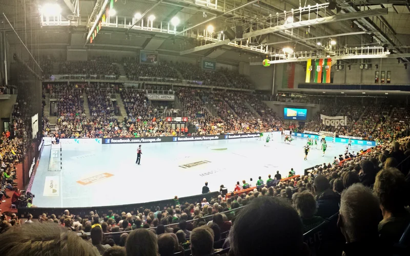 Handballspiel des SC Magdeburg in der GETEC-Arena Magdeburg