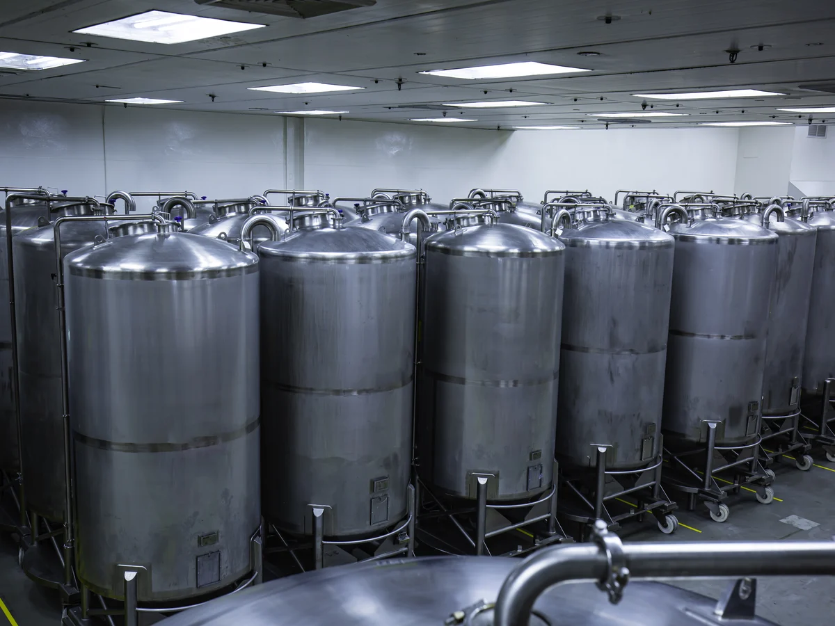 Edelstahl-Fermenter zur Algen&ouml;l-Gewinnung