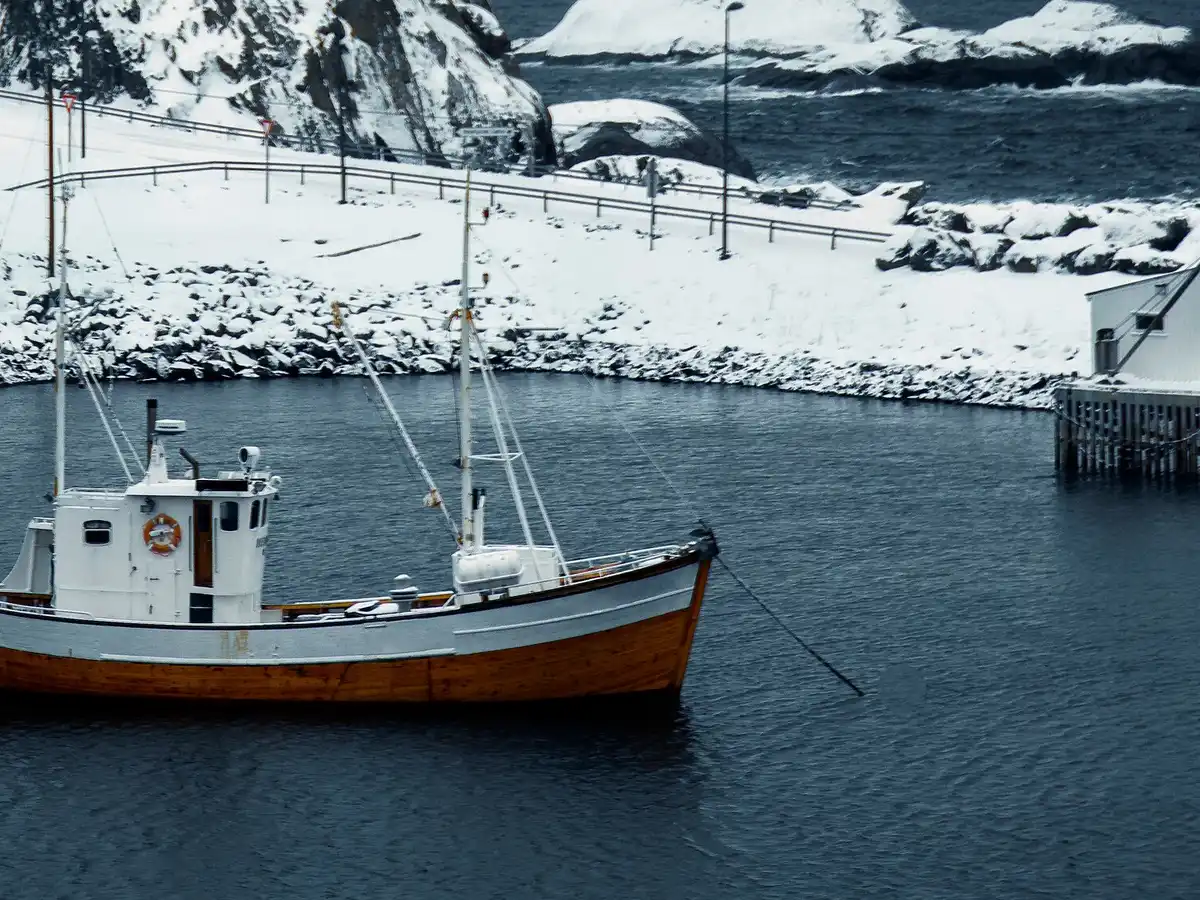 Fischerei vor den Lofoten in Norwegen