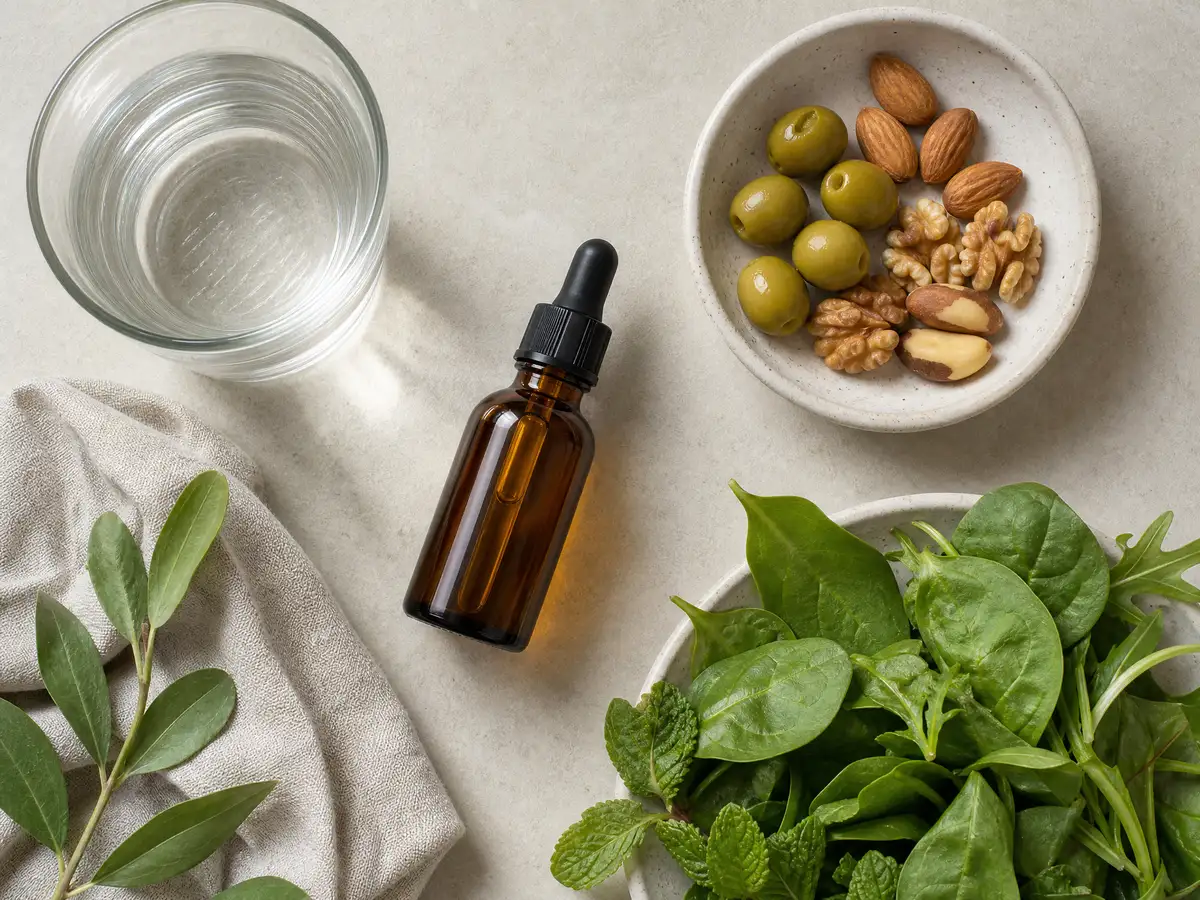 Vitamin-D-&Ouml;l zur Einnahme mit einer Mahlzeit