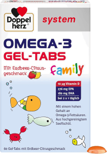 Doppelherz Family Omega-3 Gel-Tabs
