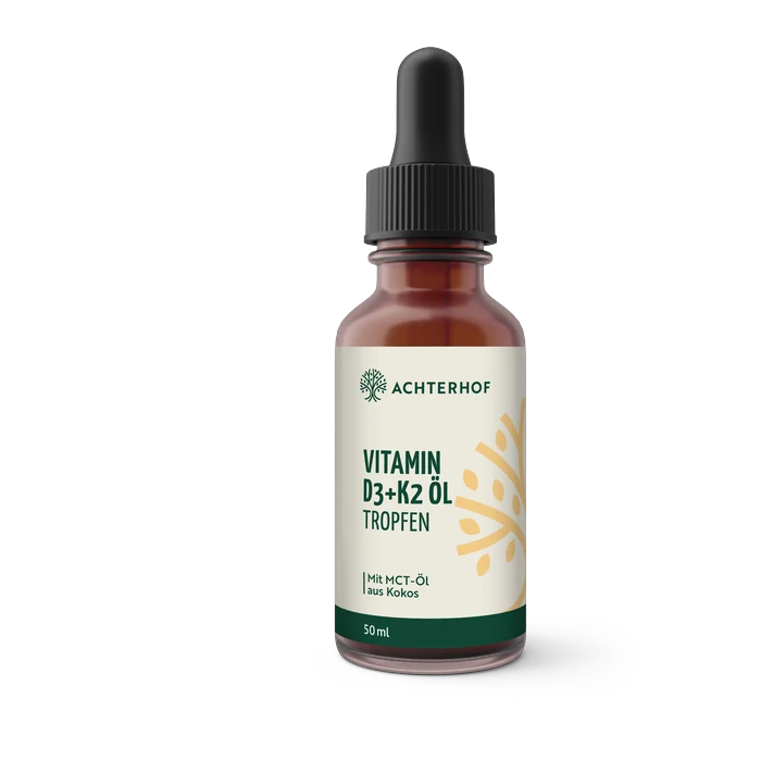 Vom Achterhof Vitamin D3+K2 Öl-Tropfen