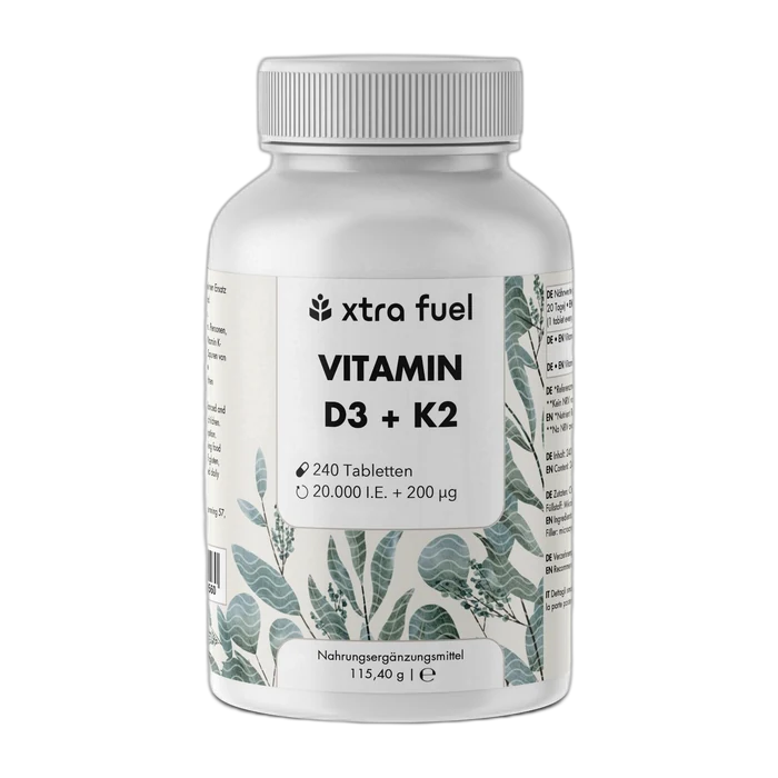 XTRA FUEL Vitamin D3 + K2 Tabletten