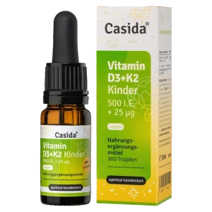 Casida Vitamin D3 + K2 Tropfen für Kinder vegan