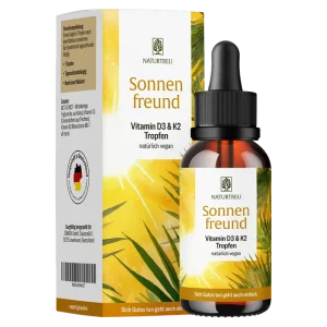NATURTREU Sonnenfreund Vitamin D3 + K2 Tropfen