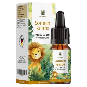 NATURTREU Sonnenknirps Vitamin D3 + K2 Kindertropfen