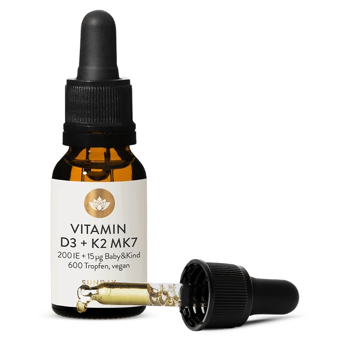 Sunday Natural Vitamin D3 + K2 Tropfen Baby & Kind